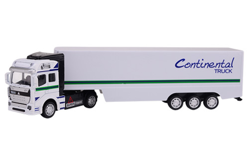 Super Cars 1:50 pull-back tankwagen en oplegger