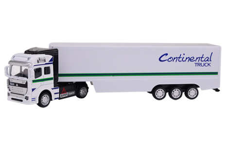 Super Cars 1:50 pull-back tankwagen en oplegger