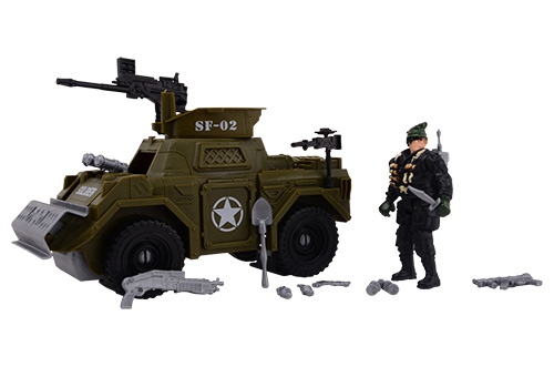 Combat Force speelset in doos 28cm 2 assorti