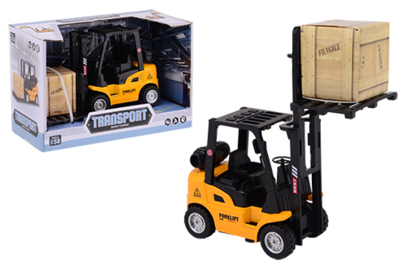 Vorkheftruck die-cast in vensterdoos
