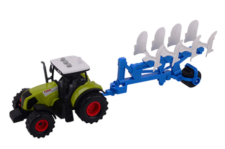 Junior Farming tractor speelset met frictie licht en geluid
