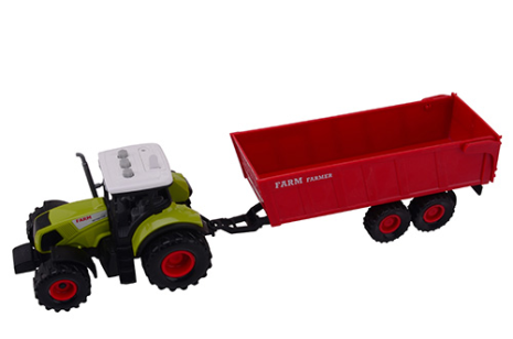 Junior Farming tractor speelset met frictie licht en geluid