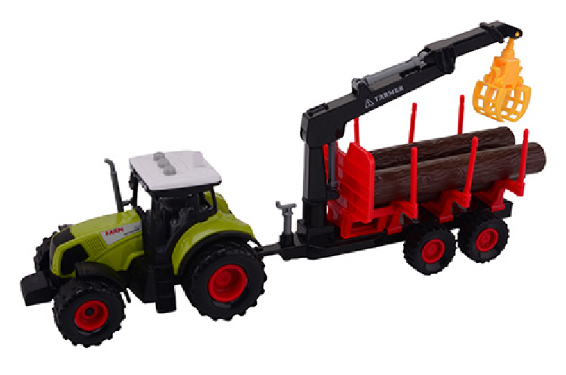 Junior Farming tractor speelset met frictie licht en geluid