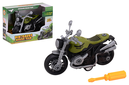 Dinosaurs Rescue Jungle motorfiets met licht en geluid