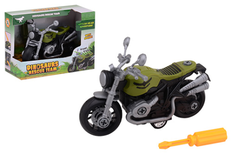 Dinosaurs Rescue Jungle motorfiets met licht en geluid