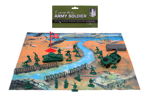 Army forces speelset met speelmat