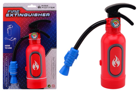 Brandblusser die echt water spuit