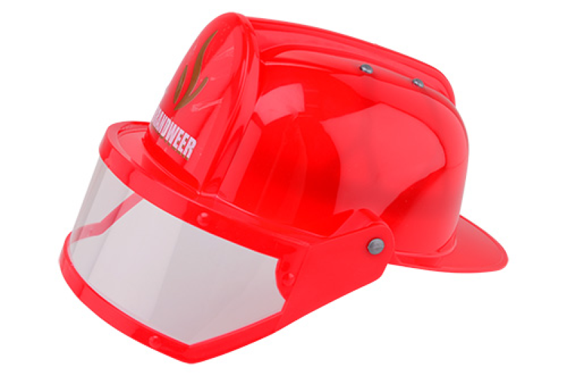 Brandweerhelm met vizier