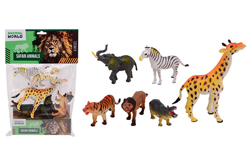Animal World wilde dieren 6 in zak