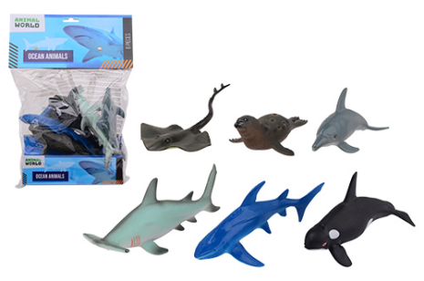 Animal World oceaan dieren 6 in zak