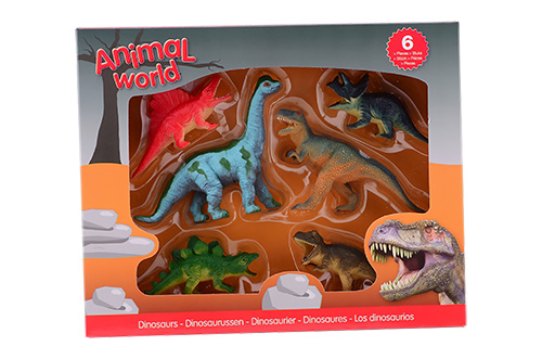 Animal World dinosaurus assortiment in doos