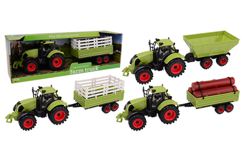 Farm Master tractor speelset groot 3 assorti
