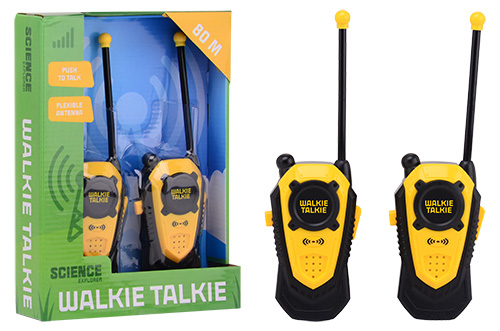 Science Explorer walkie talkie bereik +/- 80 mtr.