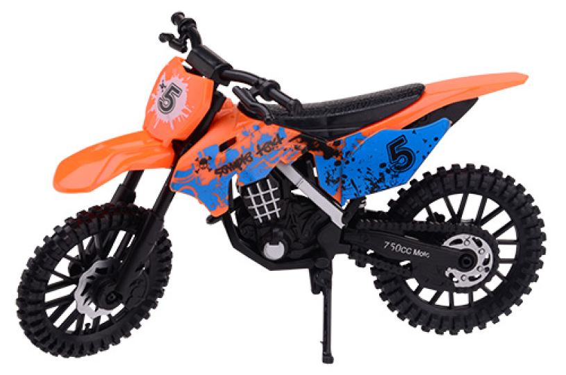 Dirtbike in doos 3 assorti