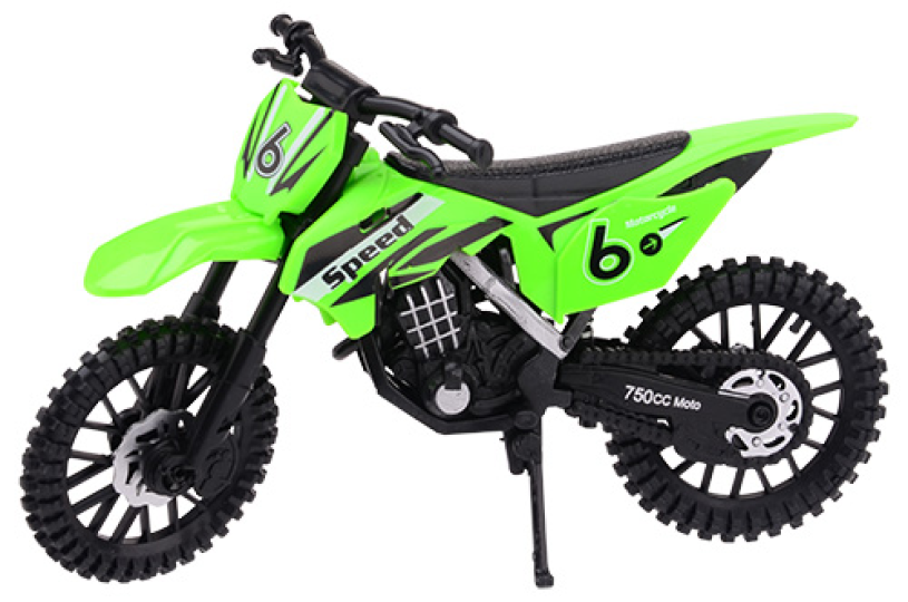 Dirtbike in doos 3 assorti
