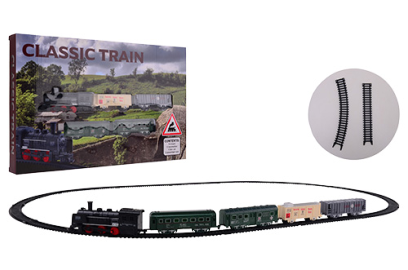 Locomotief speelset 19-delig in doos