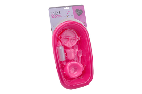 Baby Rose Babybad met accessoires 8-delig
