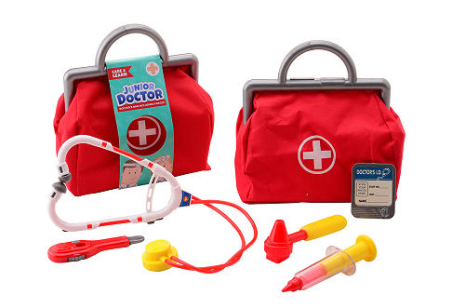 Dokterstas met accessoires 6-delig