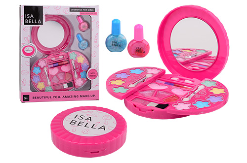 Bella Make-up set in ronde doos met spiegel