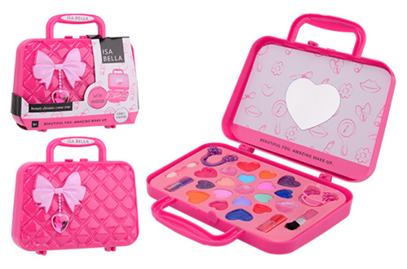 Isabella make-up koffer met spiegel 25-delig