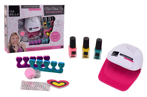 Isabella nagellakset in doos met nageldroger