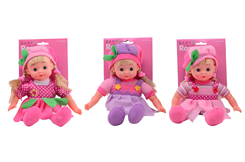 Baby Rose pop op kaart 3 asorti
