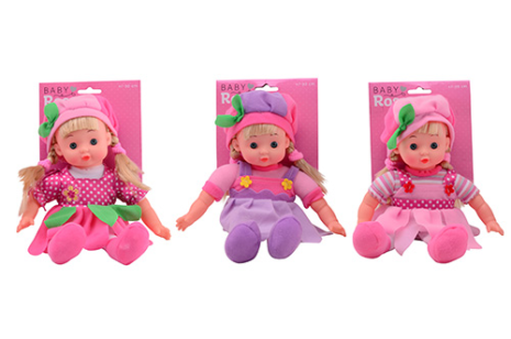 Baby Rose pop op kaart 3 asorti