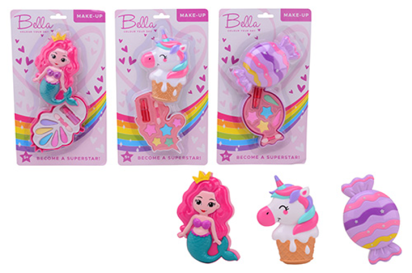 Bella make-up op kaart 3 assorti