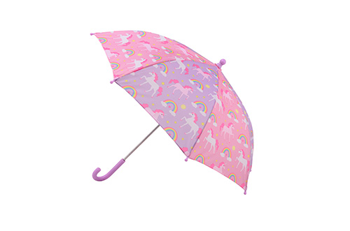 Meiden paraplu eenhoorn en regenboog
