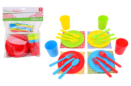 Home and Kitchen picknick set 24 delig
