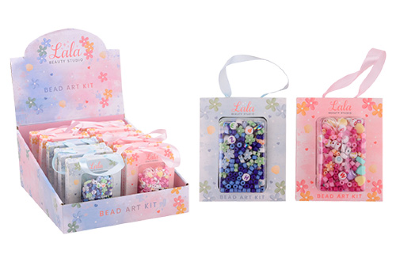 Kralen knutsel set in display - assorti