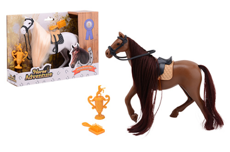 Horse Adventue Paarden speelset borstelen Large - 2 assorti