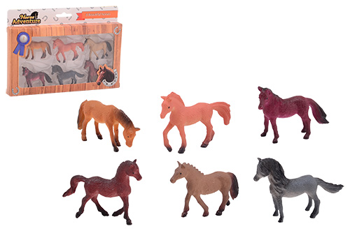 Horse Adventue Paarden 6 paarden in doos assorti