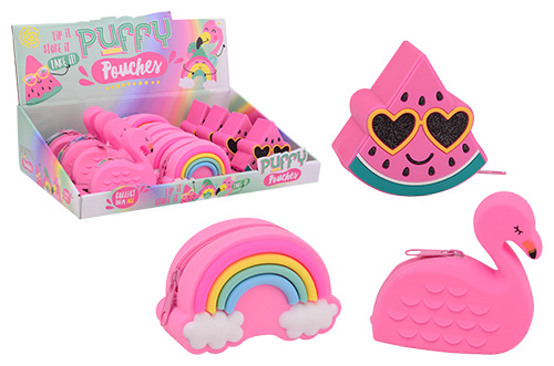 Schattige portemonnee assorti in display