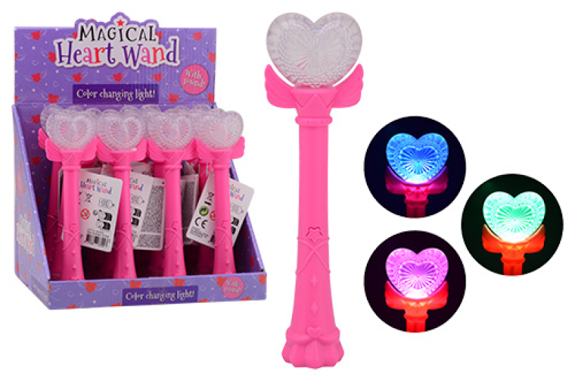 Magische toverstaf met licht en geluid in display