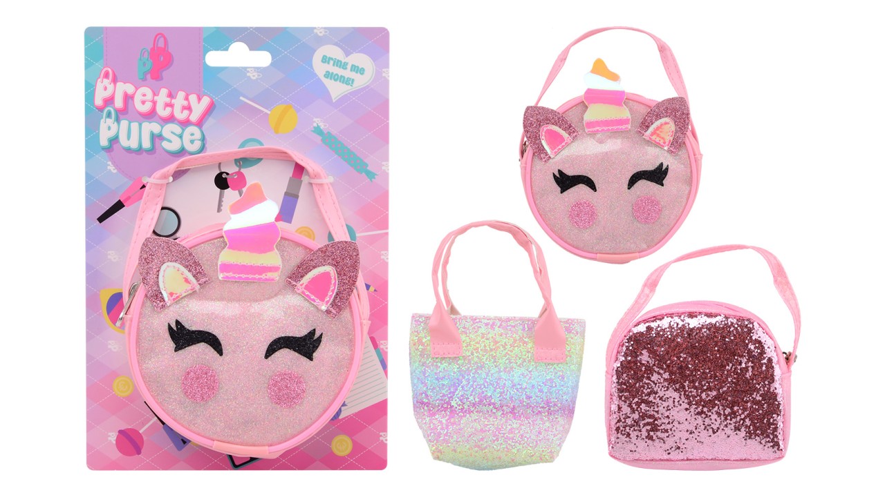 Pretty Purse Glamourtasje 3 assorti