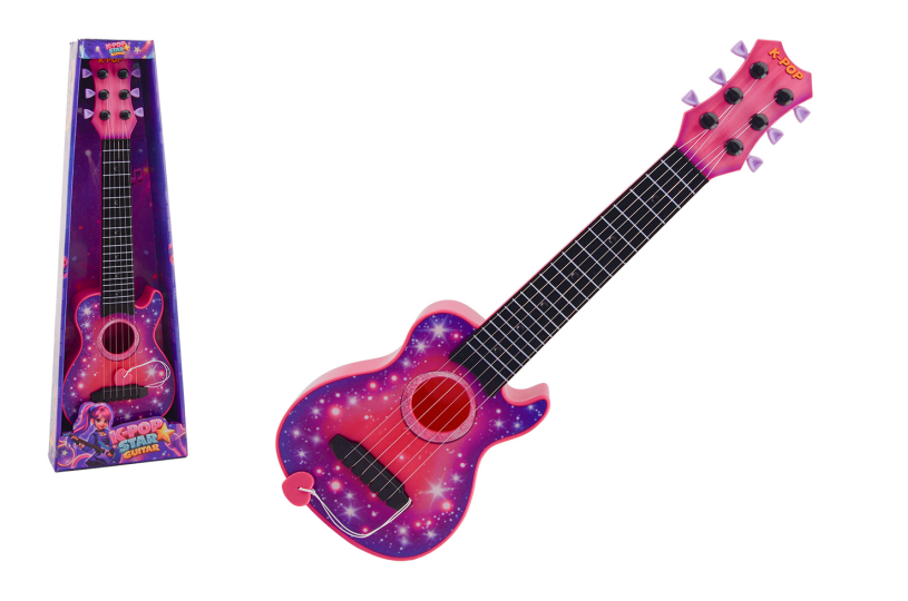K-pop star - Gitaar 45 cm met 6 metalen snaren