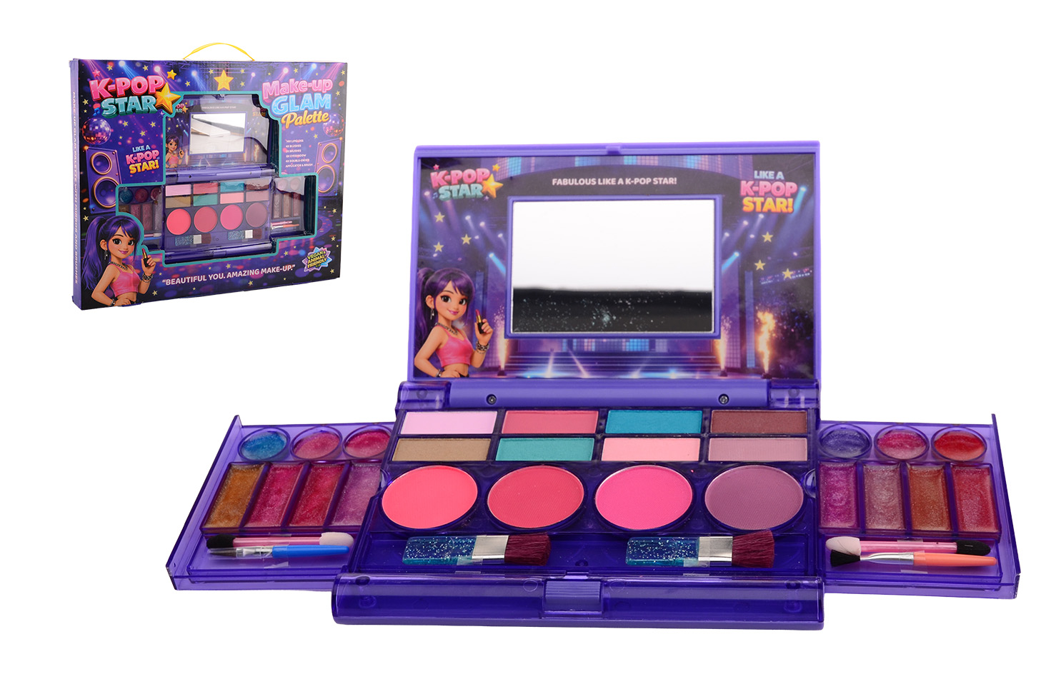 K-pop star - Make-up set deluxe in vensterdoos