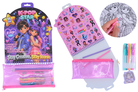 K-pop star - Crea teken set