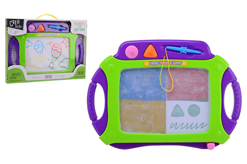 Crea Kids magnetisch kleuren tekenbord 45x30 cm