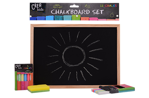 Crea Kids krijtbord 29x21cm met acc.