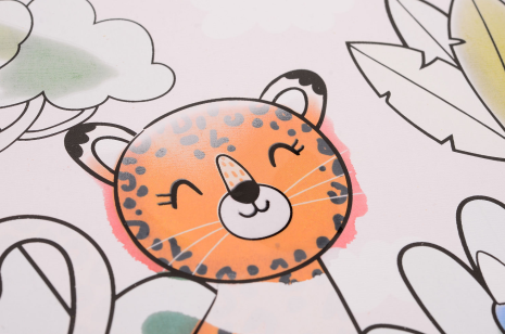 Magisch tekenblok met waterkwast 3 assorti