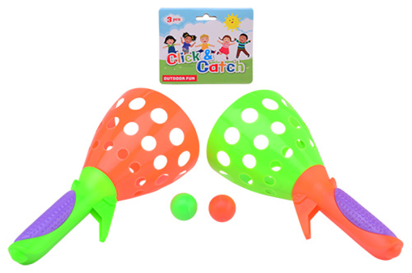 Outdoor fun mega vangspel 4 assorti kleur