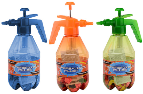 Aqua Fun waterballonvuller met 250 neon waterbommen