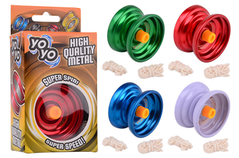 YoYo staal in doos inclusief extra touwtje 4 assorti