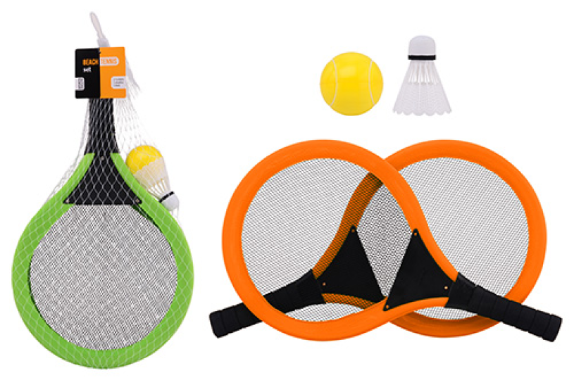 Outdoor Fun tennisset met bal en shuttle