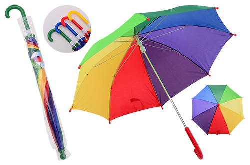 Regenboog paraplu 4 assorti