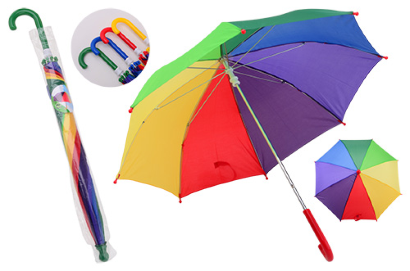 Regenboog paraplu 4 assorti