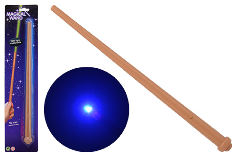 Mega magische toverstaf met licht en geluid op kaart