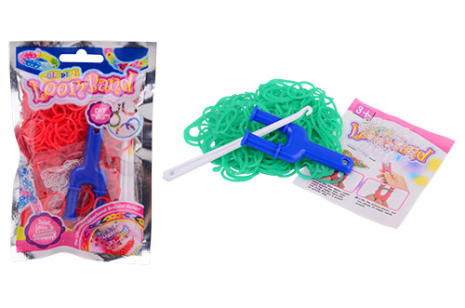 Loom Knoop je eigen armband (200 ringen) met Y-tool assorti